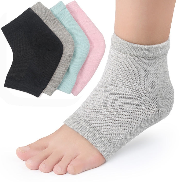 Polyester-cotton Gel Anti-foot Heel Dry Cracking Moisturizing Socks Protection Sleeve ,Random Color Delivery, Polyester-cotton Socks
