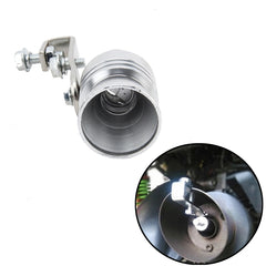 Universal Aluminum Turbo Sound Exhaust Muffler Pipe Whistle Car Simulator Whistler, Size: M, Size: M