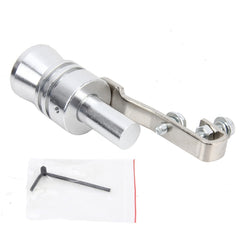 Universal Aluminum Turbo Sound Exhaust Muffler Pipe Whistle Car Simulator Whistler, Size: S, Size: S