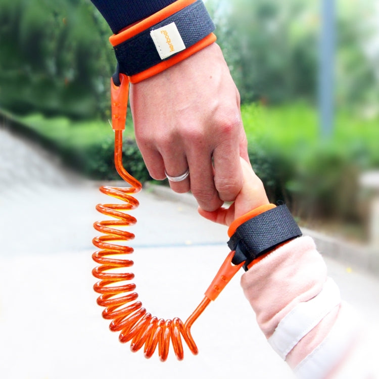 Kids Safety Harness Child Leash Anti Lost Wrist Link Traction Rope Anti Lost Bracelet, Length: 2.5m, 2.5m  Orange, 2.5m Blue