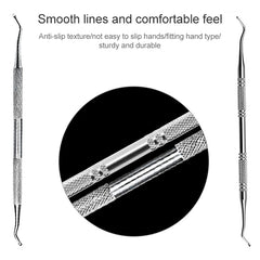 2 in 1 Nail Clipper for Paronychia Stainless Steel Olecranon Nail Nipper & Ingrown Nail Lifter