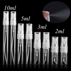 50 PCS Perfume Bottle Spray Bottle Perfume Bottle Empty Bottle, Capacity:10ML (Transparent), 10ML (Transparent)