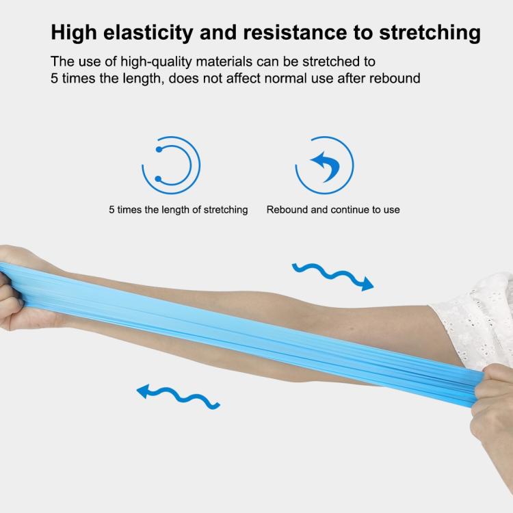 100 PCS Blue Disposable Butyronitrile Gloves Housework Supplies, Size: M, Suitable for Palm Width: 8cm-9cm, Size: M