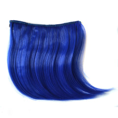 Color Gradient Invisible Seamless Hair Extension Wig Piece Straight Hair Piece Color Bangs Hair Piece