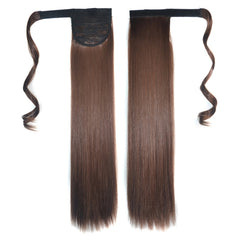 6# Invisible Seamless Bandage-style  Wig Long Straight Hair Wig Ponytail, 6#