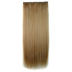 27M613# One-piece Seamless Five-clip Wig Long Straight Wig Piece, 27M613#
