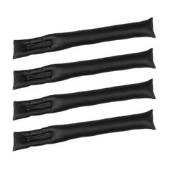 4 PCS Car Styling Accessories Seat Gap Filler Leather Pad Spacer Protective Softer Bar Slot Plug Car Gap Filler, Car Seat Gap Filler
