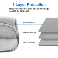 HAWEEL 15 inch Laptop Sleeve Case Zipper Briefcase Bag for 14-15 inch Laptop, For 14-15 inch Laptop