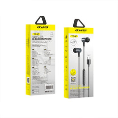 awei TC-2 USB-C / Type-C Interface 6D Stereo Surround Wired Headphones