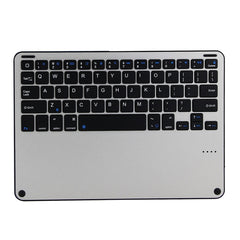 3018 Detachable Bluetooth 3.0 Aluminum Alloy Keyboard + Imitation Cloth Texture Leather Tablet Case for iPad Air / Air 2 / iPad Pro 9.7 inch, with Sleep / Water Repellent Function, 3018