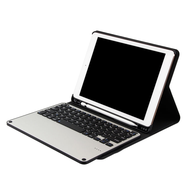 3018 Detachable Bluetooth 3.0 Aluminum Alloy Keyboard + Imitation Cloth Texture Leather Tablet Case for iPad Air / Air 2 / iPad Pro 9.7 inch, with Sleep / Water Repellent Function, 3018
