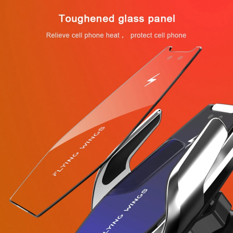 S7 15W QI 360 Degree Rotatable Infrared Induction Car Air Outlet Wireless Charging Mobile Phone Holder for 4.0-6.5 inch Mobile Phones, S7