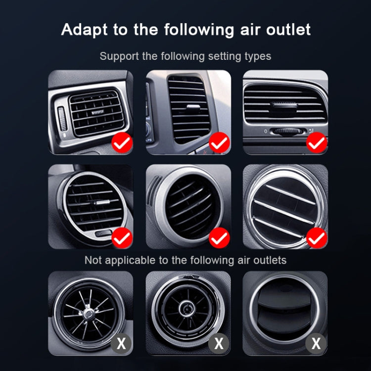 S7 15W QI 360 Degree Rotatable Infrared Induction Car Air Outlet Wireless Charging Mobile Phone Holder for 4.0-6.5 inch Mobile Phones, S7