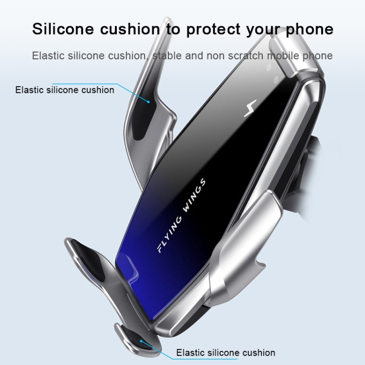 S7 15W QI 360 Degree Rotatable Infrared Induction Car Air Outlet Wireless Charging Mobile Phone Holder for 4.0-6.5 inch Mobile Phones, S7