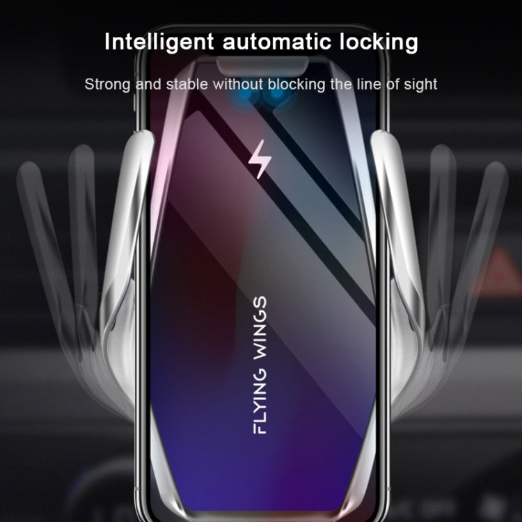 S7 15W QI 360 Degree Rotatable Infrared Induction Car Air Outlet Wireless Charging Mobile Phone Holder for 4.0-6.5 inch Mobile Phones, S7