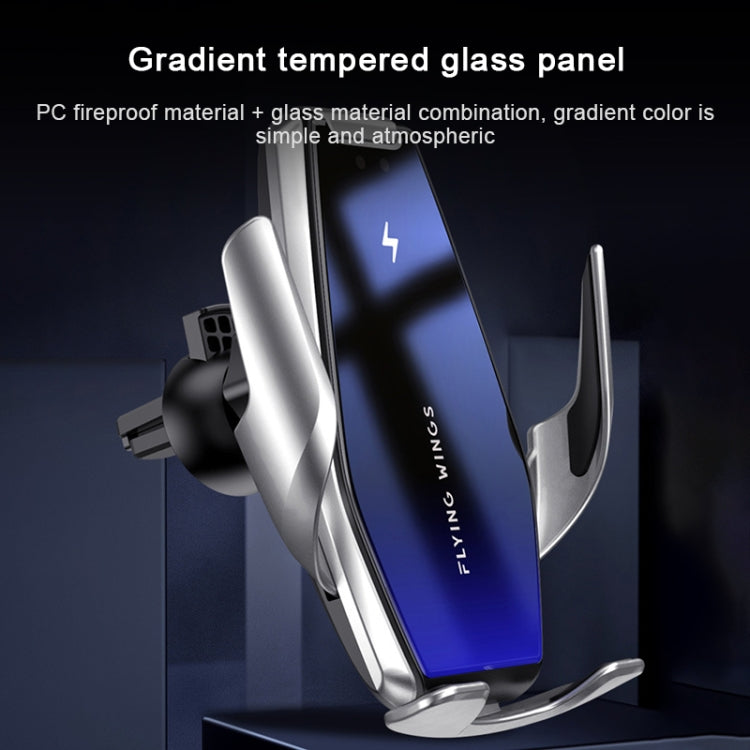 S7 15W QI 360 Degree Rotatable Infrared Induction Car Air Outlet Wireless Charging Mobile Phone Holder for 4.0-6.5 inch Mobile Phones, S7