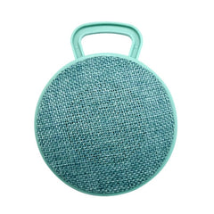 A01L Cloth Texture Round Portable Mini Bluetooth Speaker, Support Hands-free Call & TF Card, A01L Black, A01L Green, A01L Blue, A01L Red