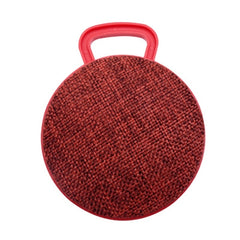 A01L Cloth Texture Round Portable Mini Bluetooth Speaker, Support Hands-free Call & TF Card, A01L Black, A01L Green, A01L Blue, A01L Red