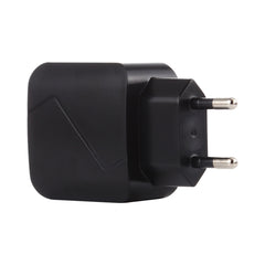 LZ-819A+C QC3.0 USB + PD 18W USB-C / Type-C Interfaces Travel Charger with Indicator Light, EU Plug, EU Plug