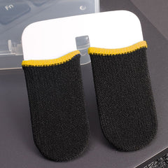 Silver Fiber Touchscreen Anti-slip Anti-sweat Gaming Finger Cover for Thumb / Index Finger