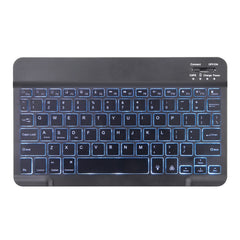 X-11BS Skin Plain Texture Detachable Bluetooth Keyboard Tablet Case for iPad Pro 11 inch 2020 / 2018, with Pen Slot & Backlight, Black Keyboard