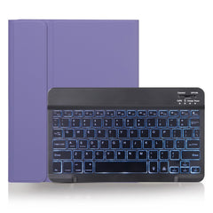 X-11BS Skin Plain Texture Detachable Bluetooth Keyboard Tablet Case for iPad Pro 11 inch 2020 / 2018, with Pen Slot & Backlight, Black Keyboard