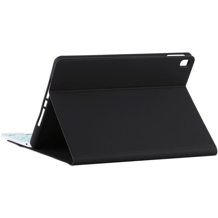 TG11B Detachable Bluetooth Green Keyboard + Microfiber Leather Tablet Case for iPad Pro 11 inch (2020), with Pen Slot & Holder, Green Keyboard