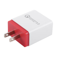 AR-QC-03 2.1A 3 USB Ports Quick Charger Travel Charger, US Plug, AR-QC-03 US, AR-QC-03 US Plug Blue