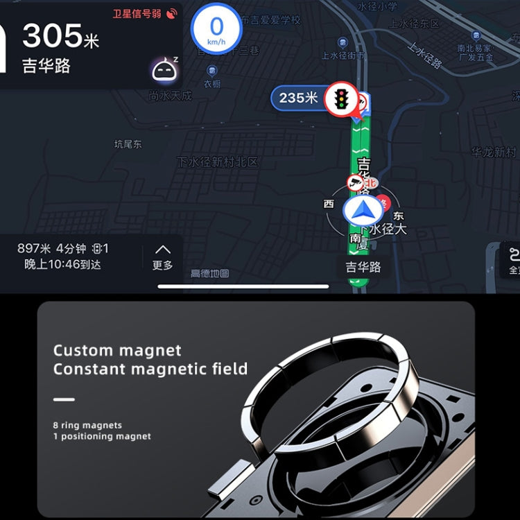 JJT-969 15W Max Output Magnetic Car Air Outlet Bracket Wireless Charger, JJT-969