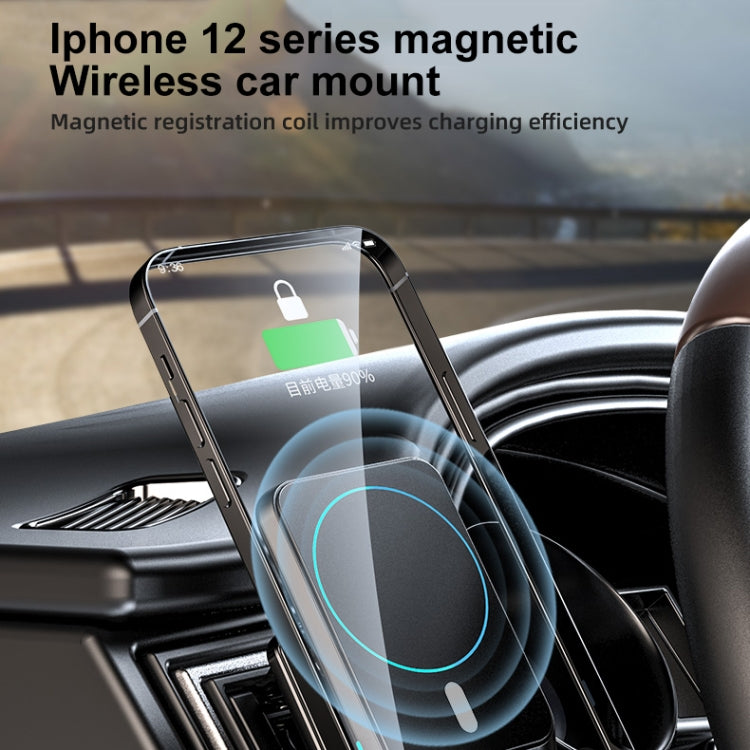 JJT-969 15W Max Output Magnetic Car Air Outlet Bracket Wireless Charger, JJT-969