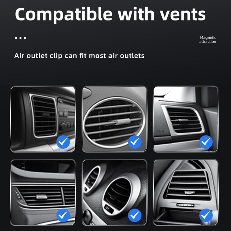 JJT-969 15W Max Output Magnetic Car Air Outlet Bracket Wireless Charger, JJT-969