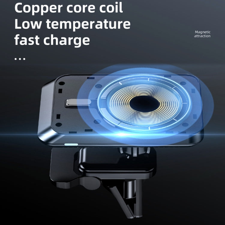 JJT-969 15W Max Output Magnetic Car Air Outlet Bracket Wireless Charger, JJT-969