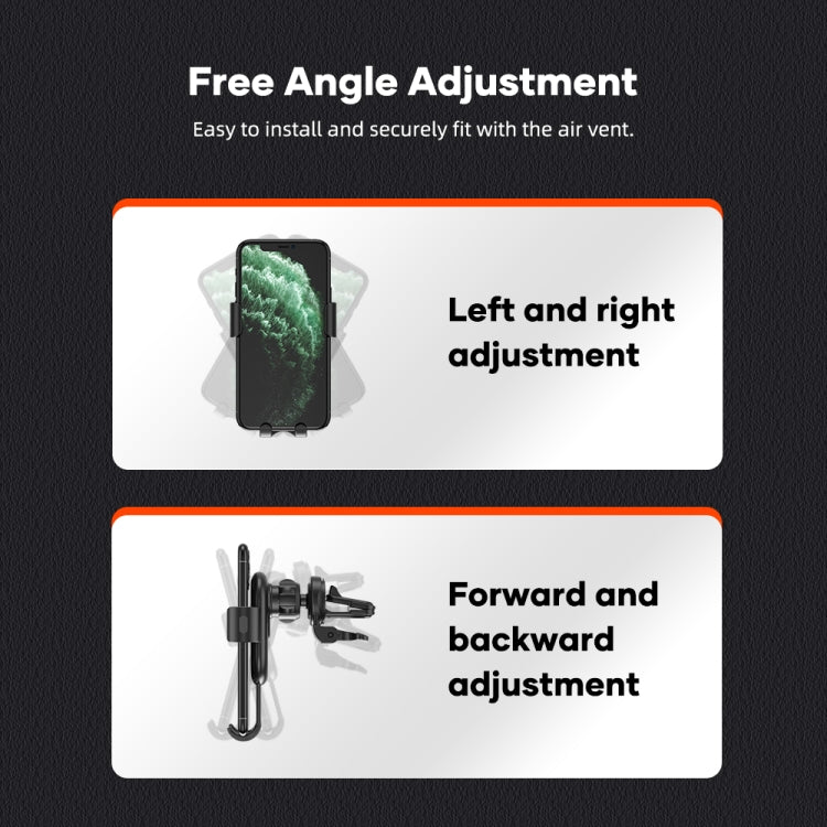 ROCK W31 Car Gravity Wireless Charging Air Outlet Bracket, W31