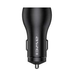 awei C-822 18W PD 8 Pin + 18W QC 3.0 USB Interface Car Charger, C-822
