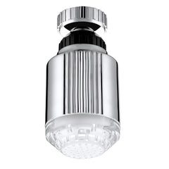 SDF-B5 1 LED ABS Temperature Sensor RGB LED Faucet Light Water Glow Shower, Size: 75 x 37mm, Interface: 22mm (Silver), SDF-B5