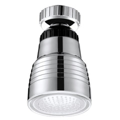 SDF-B10 1 LED ABS Temperature Sensor RGB LED Faucet Light Water Glow Shower, Size: 58 x 38mm, Interface: 22mm (Silver), SDF-B10