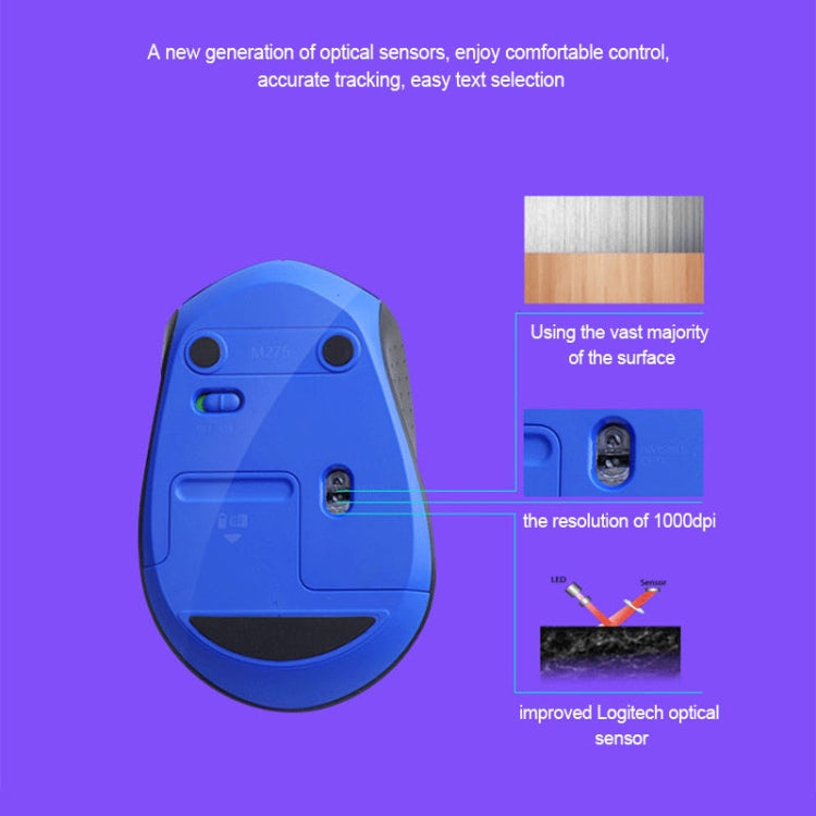 Logitech MK345 Wireless Full-size Keyboard + 2.4GHz 1000DPI Wireless Optical Mouse Set with Nano Receiver, Logitech MK345