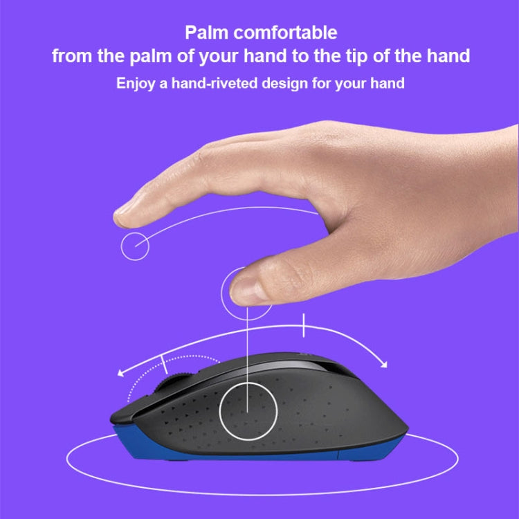 Logitech MK345 Wireless Full-size Keyboard + 2.4GHz 1000DPI Wireless Optical Mouse Set with Nano Receiver, Logitech MK345