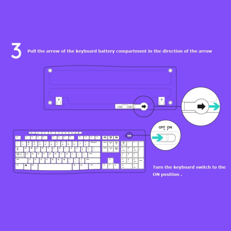Logitech MK270 2.4GHz Wireless Keyboard + Mouse Set