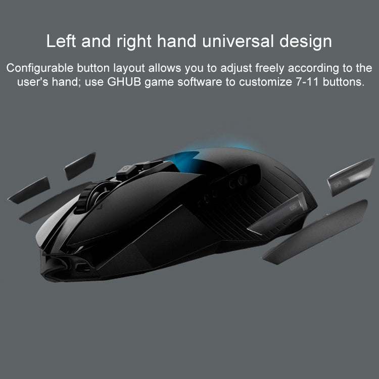 Logitech G903 LIGHTSPEED 16000 DPI 11 Buttons HERO 16K Sensor RGB Backlight Left and Right Hands Universal Wireless Optical Gaming Mouse
