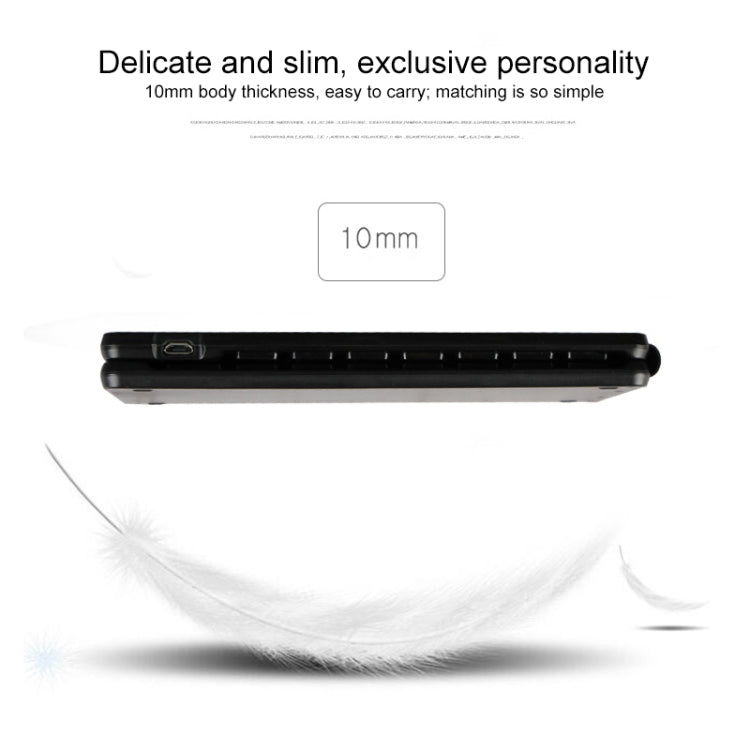 K018 USB Charging Foldable 67 Keys Bluetooth Wireless Keyboard