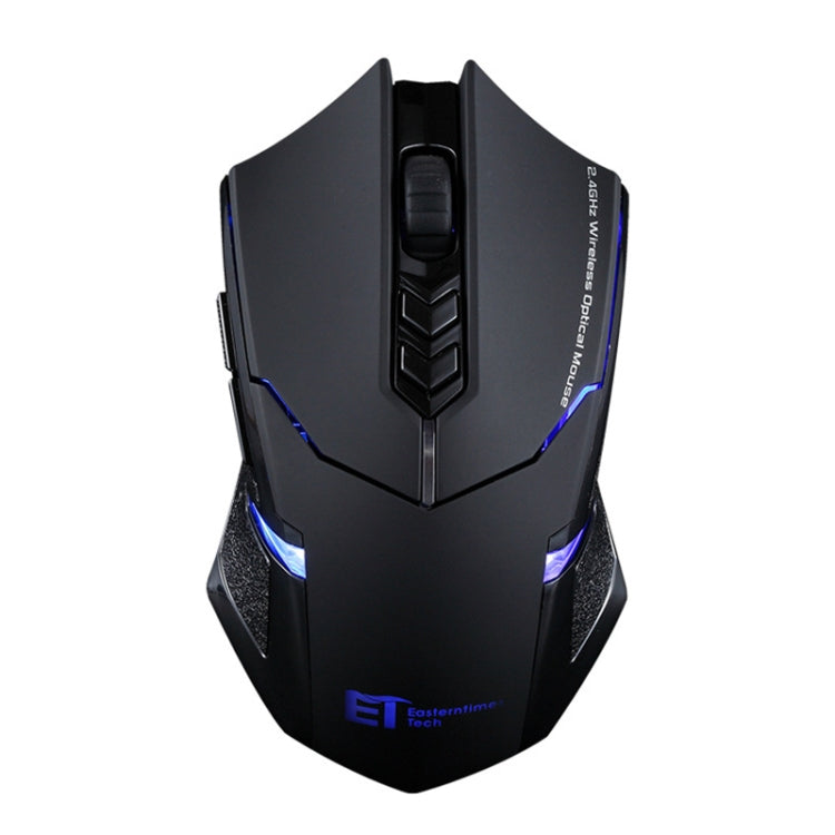 ET X-08 7-keys 2400DPI 2.4G Wireless Mute Gaming Mouse with USB Receiver & Colorful Backlight