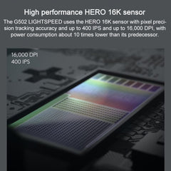 Logitech G502 Lightspeed 1000DPI Wireless Gaming Mouse, G502 (Black)