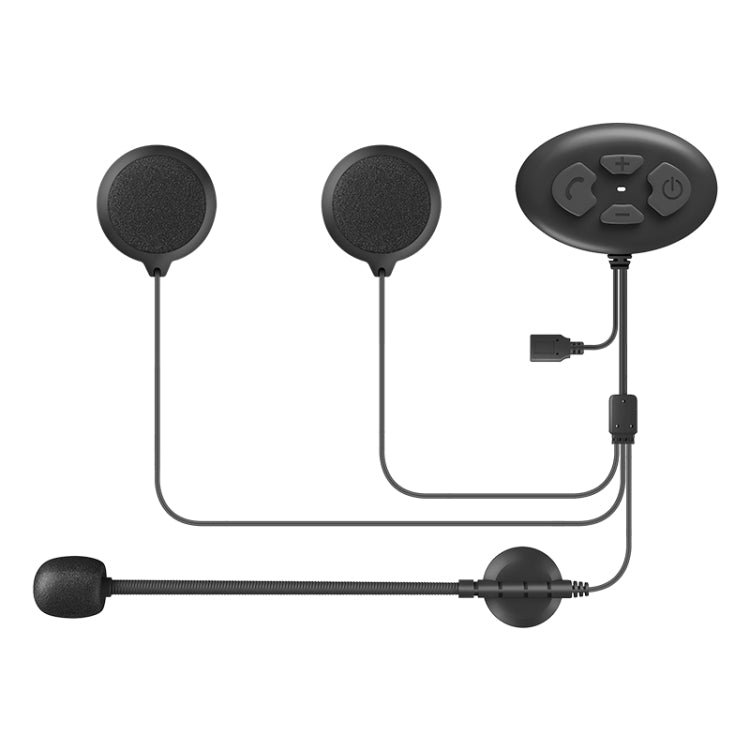 Dier DK12 800m Helmet Wireless Bluetooth Headset 5.0 Waterproof Double Motorcycle Call Headset With Intercom Function, DK12