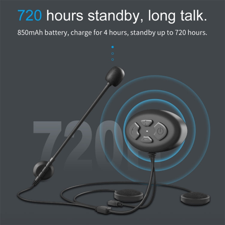 Dier DK12 800m Helmet Wireless Bluetooth Headset 5.0 Waterproof Double Motorcycle Call Headset With Intercom Function, DK12