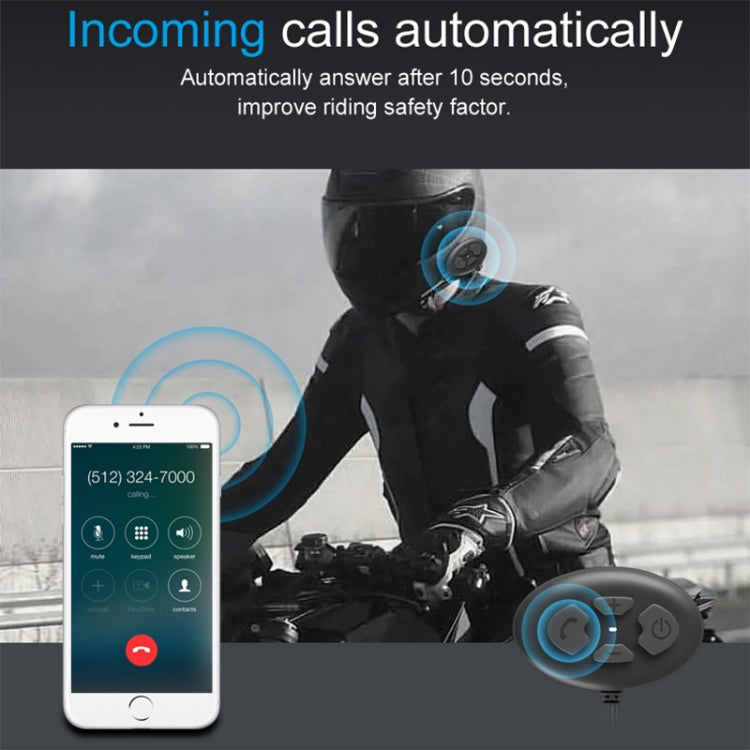Dier DK12 800m Helmet Wireless Bluetooth Headset 5.0 Waterproof Double Motorcycle Call Headset With Intercom Function, DK12