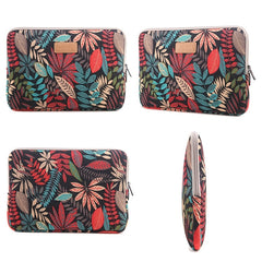 Lisen 14 inch Sleeve Case Colorful Leaves Zipper Briefcase Carrying Bag for Macbook, Samsung, Lenovo, Sony, DELL Alienware, CHUWI, ASUS, HP, 14 inch and Below Laptops, 14 inch