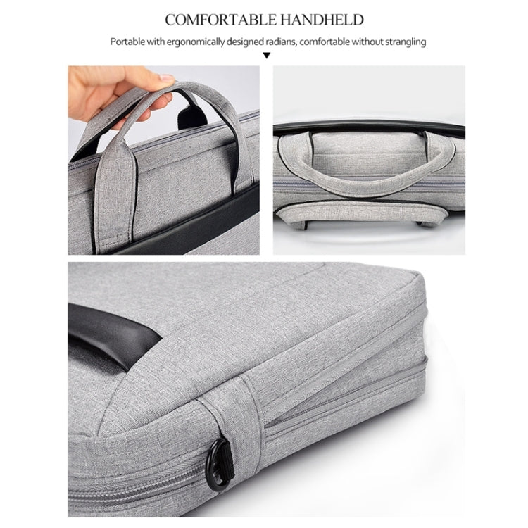 DJ06 Oxford Cloth Waterproof Wear-resistant Portable Expandable Laptop Bag for 13.3 inch Laptops, with Detachable Shoulder Strap, 13.3 inch