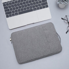 13.3 inch Universal Fashion Soft Laptop Denim Bags Portable Zipper Notebook Laptop Case Pouch for MacBook Air / Pro, Lenovo and other Laptops, Size: 35.5x26.5x2cm, 13.3 inch Grey, 13.3 inch Dark Blue, 13.3 inch Black