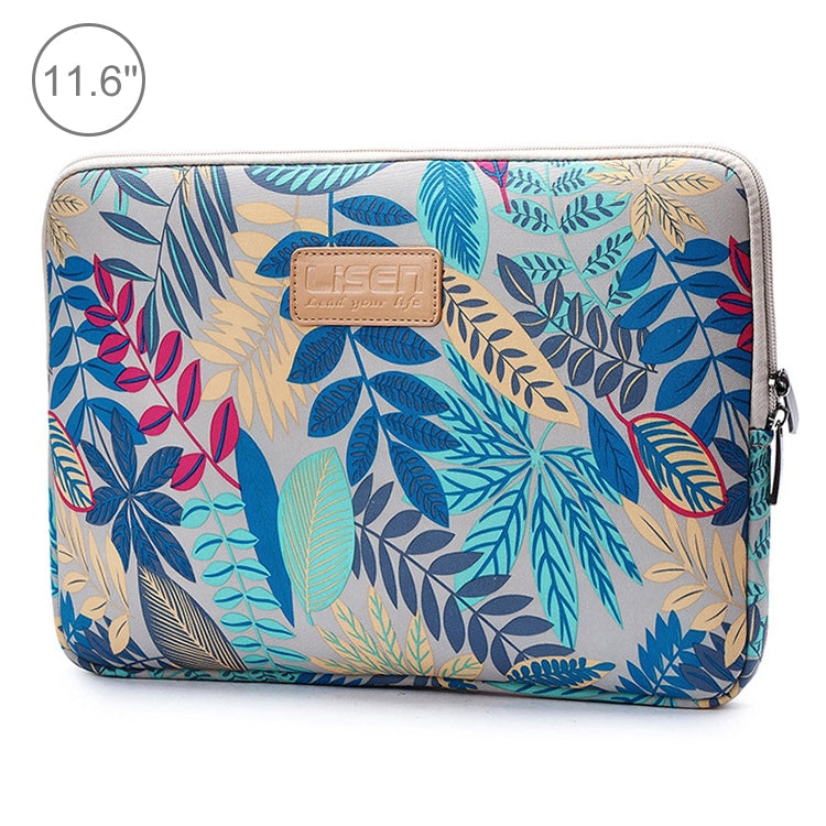 Lisen 11.6 inch Sleeve Case Colorful Leaves Zipper Briefcase Carrying Bag, 11.6 inch